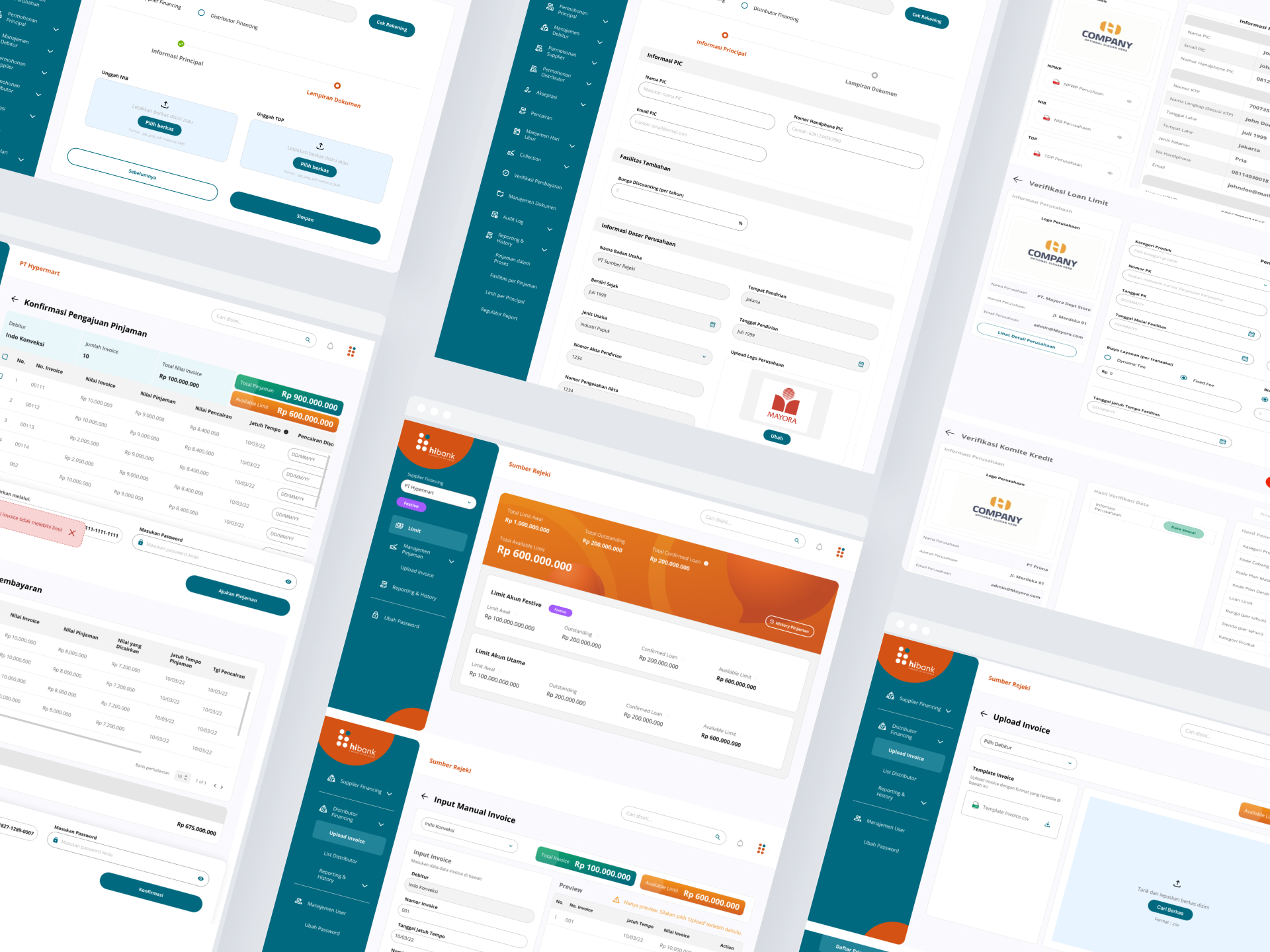 Hibank supply chain financing platform
