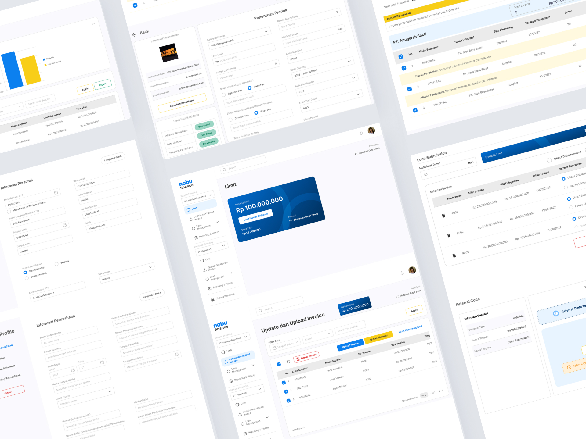 Nobu Bank supplier and distributor financing platform