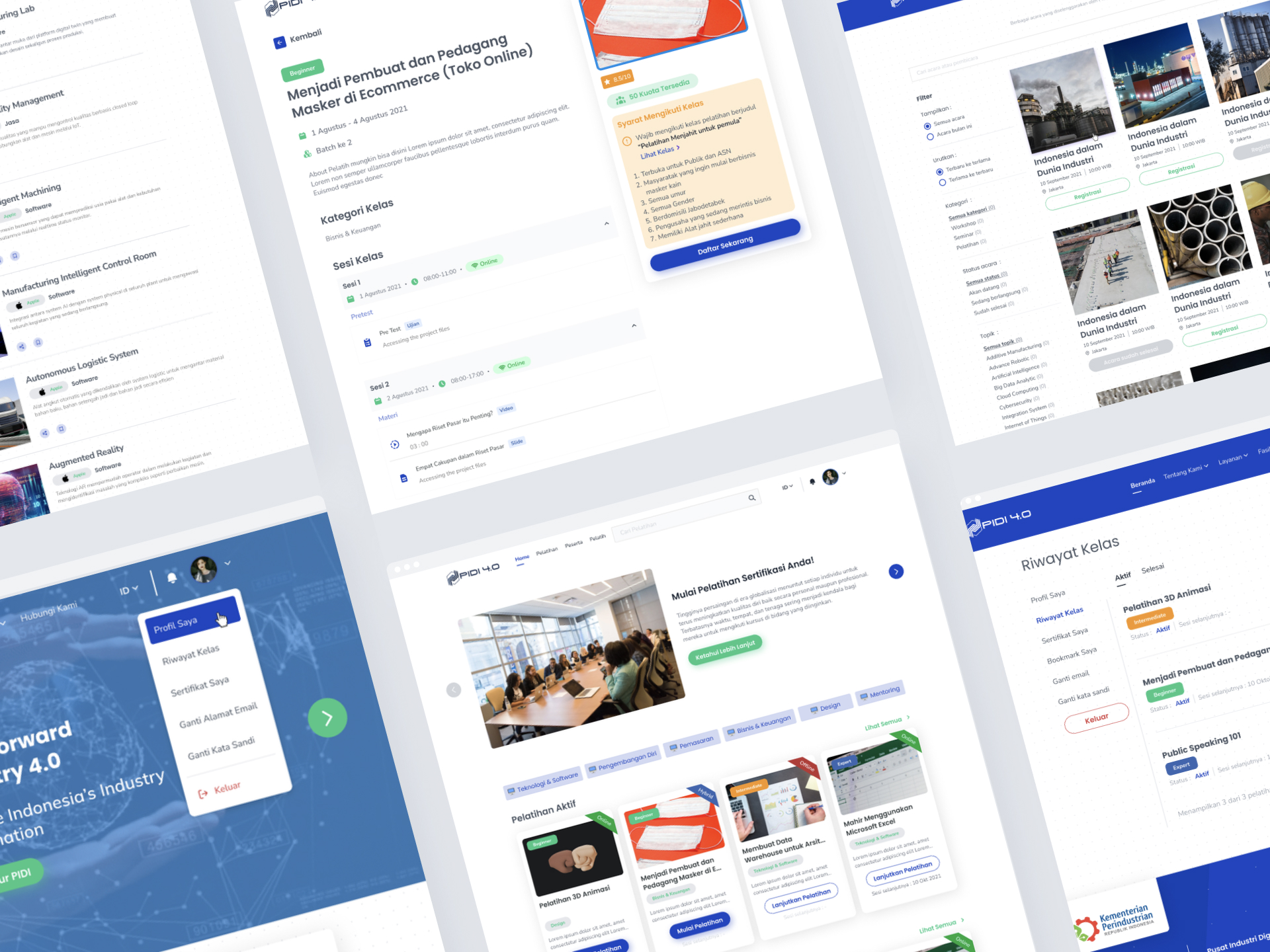 PIDI 4.0 Industry 4.0 hub and learning management system