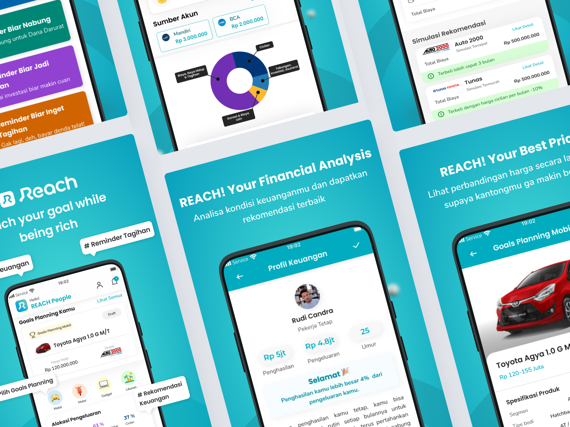 REACH! Finance goals and planner app